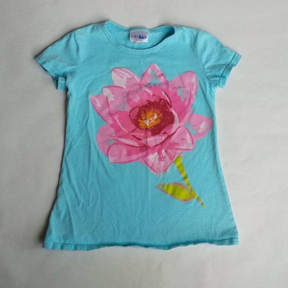 Lily flower tunic t-shirt